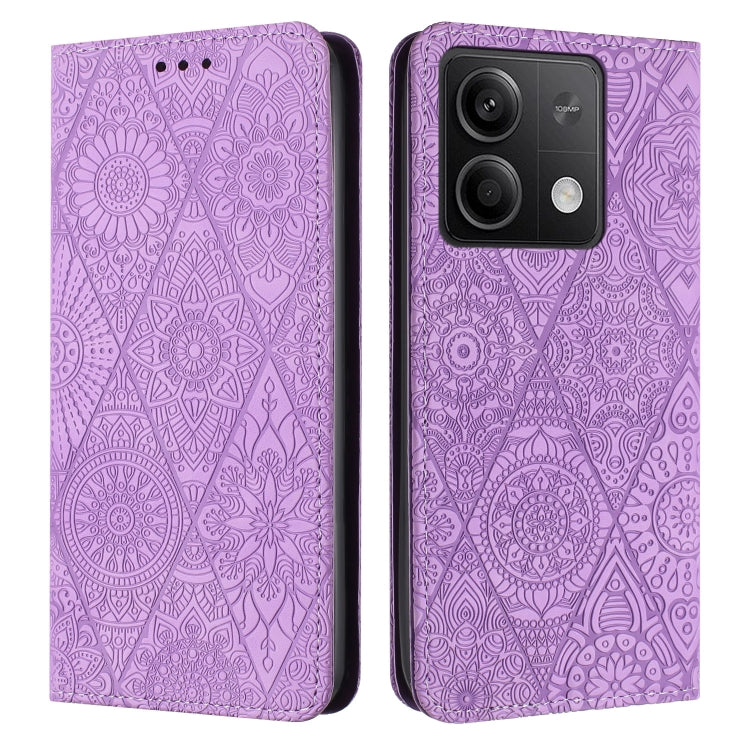 Ethnic Embossed Adsorption Leather Phone Case, For Xiaomi Redmi 13 4G, For Xiaomi Redmi Note 13 5G, For Xiaomi Redmi 13C, For Xiaomi Redmi Note 13 Pro 5G, For Redmi Note 12 Pro 4G, For Redmi Note 12 4G Global, For Redmi Note 12 Pro 5G Global           ...