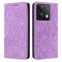 Load image into Gallery viewer, Ethnic Embossed Adsorption Leather Phone Case, For Xiaomi Redmi 13 4G, For Xiaomi Redmi Note 13 5G, For Xiaomi Redmi 13C, For Xiaomi Redmi Note 13 Pro 5G, For Redmi Note 12 Pro 4G, For Redmi Note 12 4G Global, For Redmi Note 12 Pro 5G Global           ...