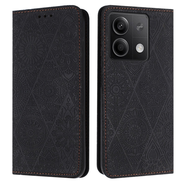 Ethnic Embossed Adsorption Leather Phone Case, For Xiaomi Redmi 13 4G, For Xiaomi Redmi Note 13 5G, For Xiaomi Redmi 13C, For Xiaomi Redmi Note 13 Pro 5G, For Redmi Note 12 Pro 4G, For Redmi Note 12 4G Global, For Redmi Note 12 Pro 5G Global           ...