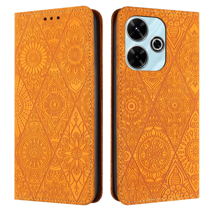 Ethnic Embossed Adsorption Leather Phone Case, For Xiaomi Redmi 13 4G, For Xiaomi Redmi Note 13 5G, For Xiaomi Redmi 13C, For Xiaomi Redmi Note 13 Pro 5G, For Redmi Note 12 Pro 4G, For Redmi Note 12 4G Global, For Redmi Note 12 Pro 5G Global           ...