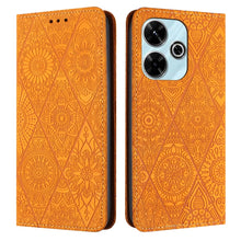 Load image into Gallery viewer, Ethnic Embossed Adsorption Leather Phone Case, For Xiaomi Redmi 13 4G, For Xiaomi Redmi Note 13 5G, For Xiaomi Redmi 13C, For Xiaomi Redmi Note 13 Pro 5G, For Redmi Note 12 Pro 4G, For Redmi Note 12 4G Global, For Redmi Note 12 Pro 5G Global           ...