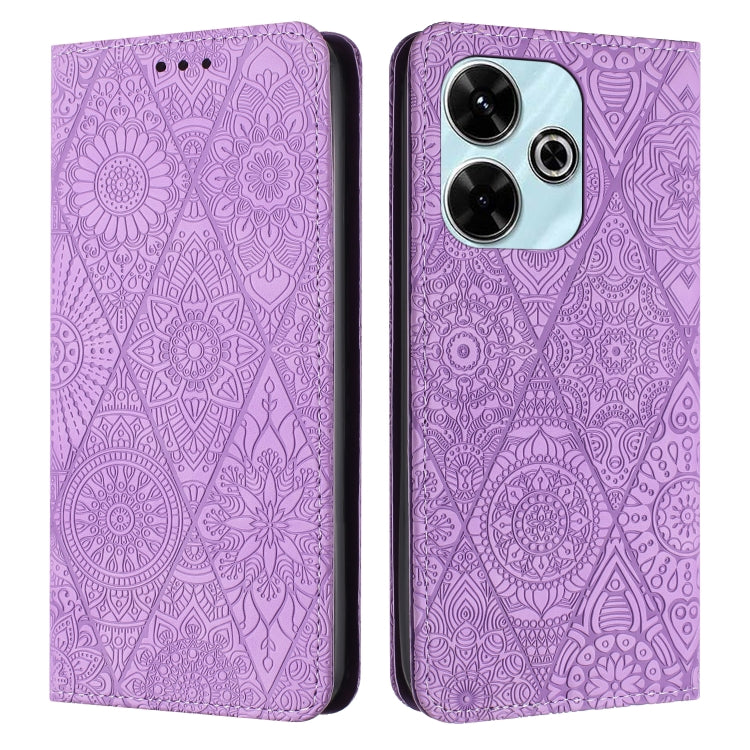 Ethnic Embossed Adsorption Leather Phone Case, For Xiaomi Redmi 13 4G, For Xiaomi Redmi Note 13 5G, For Xiaomi Redmi 13C, For Xiaomi Redmi Note 13 Pro 5G, For Redmi Note 12 Pro 4G, For Redmi Note 12 4G Global, For Redmi Note 12 Pro 5G Global           ...