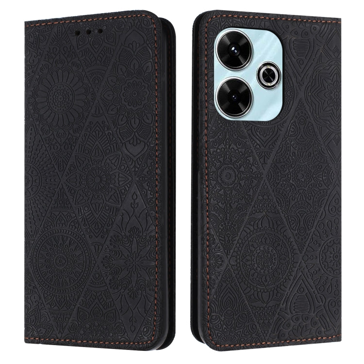 Ethnic Embossed Adsorption Leather Phone Case, For Xiaomi Redmi 13 4G, For Xiaomi Redmi Note 13 5G, For Xiaomi Redmi 13C, For Xiaomi Redmi Note 13 Pro 5G, For Redmi Note 12 Pro 4G, For Redmi Note 12 4G Global, For Redmi Note 12 Pro 5G Global           ...