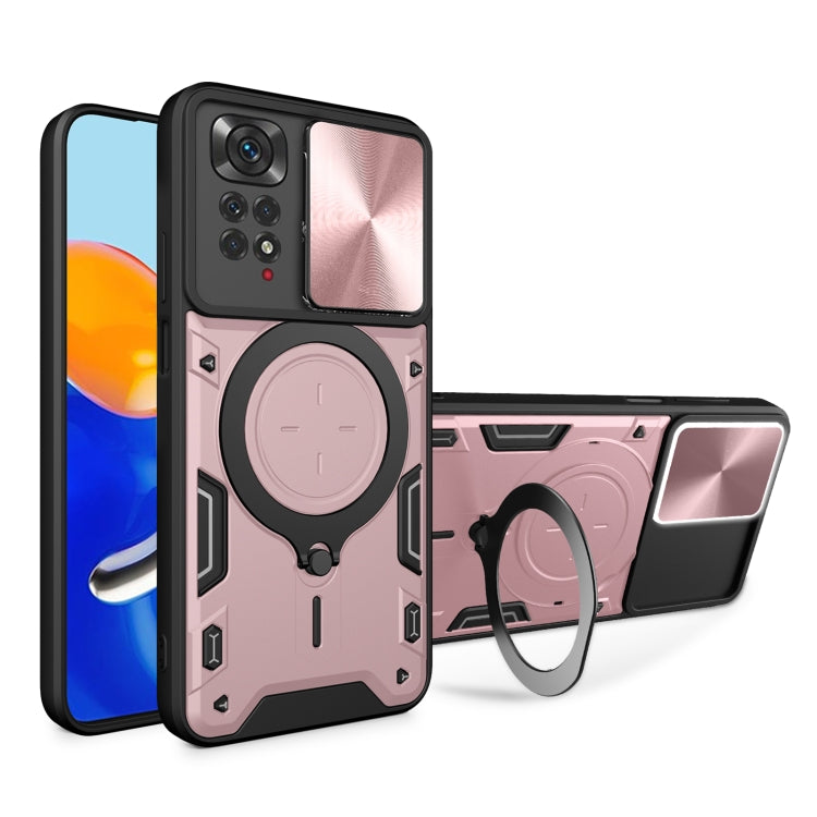 CD Texture Sliding Camshield Magnetic Holder Phone Case, For Xiaomi Poco M5 5G, For Xiaomi Redmi A1 4G, For Xiaomi Redmi Note 11 Global, For Xiaomi Redmi K40S / Poco F4, For Xiaomi Poco M4 Pro 4G, For Xiaomi Poco X4 Pro 5G, For Xiaomi Redmi Note 11 4G ...