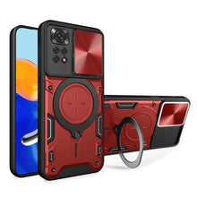 Load image into Gallery viewer, CD Texture Sliding Camshield Magnetic Holder Phone Case, For Xiaomi Poco M5 5G, For Xiaomi Redmi A1 4G, For Xiaomi Redmi Note 11 Global, For Xiaomi Redmi K40S / Poco F4, For Xiaomi Poco M4 Pro 4G, For Xiaomi Poco X4 Pro 5G, For Xiaomi Redmi Note 11 4G ...