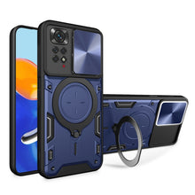 Load image into Gallery viewer, CD Texture Sliding Camshield Magnetic Holder Phone Case, For Xiaomi Poco M5 5G, For Xiaomi Redmi A1 4G, For Xiaomi Redmi Note 11 Global, For Xiaomi Redmi K40S / Poco F4, For Xiaomi Poco M4 Pro 4G, For Xiaomi Poco X4 Pro 5G, For Xiaomi Redmi Note 11 4G ...