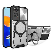 Load image into Gallery viewer, CD Texture Sliding Camshield Magnetic Holder Phone Case, For Xiaomi Poco M5 5G, For Xiaomi Redmi A1 4G, For Xiaomi Redmi Note 11 Global, For Xiaomi Redmi K40S / Poco F4, For Xiaomi Poco M4 Pro 4G, For Xiaomi Poco X4 Pro 5G, For Xiaomi Redmi Note 11 4G ...