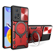 Load image into Gallery viewer, CD Texture Sliding Camshield Magnetic Holder Phone Case, For Xiaomi Poco M5 5G, For Xiaomi Redmi A1 4G, For Xiaomi Redmi Note 11 Global, For Xiaomi Redmi K40S / Poco F4, For Xiaomi Poco M4 Pro 4G, For Xiaomi Poco X4 Pro 5G, For Xiaomi Redmi Note 11 4G ...
