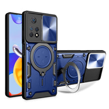 Load image into Gallery viewer, CD Texture Sliding Camshield Magnetic Holder Phone Case, For Xiaomi Poco M5 5G, For Xiaomi Redmi A1 4G, For Xiaomi Redmi Note 11 Global, For Xiaomi Redmi K40S / Poco F4, For Xiaomi Poco M4 Pro 4G, For Xiaomi Poco X4 Pro 5G, For Xiaomi Redmi Note 11 4G ...