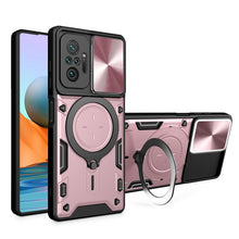 Load image into Gallery viewer, CD Texture Sliding Camshield Magnetic Holder Phone Case, For Xiaomi 11T, For Xiaomi Mi 11 Lite 4G / 5G, For Xiaomi Redmi Note 10 Pro 4G, For Xiaomi Redmi Note 9 4G