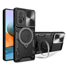 Load image into Gallery viewer, CD Texture Sliding Camshield Magnetic Holder Phone Case, For Xiaomi 11T, For Xiaomi Mi 11 Lite 4G / 5G, For Xiaomi Redmi Note 10 Pro 4G, For Xiaomi Redmi Note 9 4G