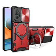 Load image into Gallery viewer, CD Texture Sliding Camshield Magnetic Holder Phone Case, For Xiaomi 11T, For Xiaomi Mi 11 Lite 4G / 5G, For Xiaomi Redmi Note 10 Pro 4G, For Xiaomi Redmi Note 9 4G