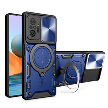 Load image into Gallery viewer, CD Texture Sliding Camshield Magnetic Holder Phone Case, For Xiaomi 11T, For Xiaomi Mi 11 Lite 4G / 5G, For Xiaomi Redmi Note 10 Pro 4G, For Xiaomi Redmi Note 9 4G