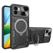 Load image into Gallery viewer, CD Texture Sliding Camshield Magnetic Holder Phone Case, For Xiaomi Poco M5 5G, For Xiaomi Redmi A1 4G, For Xiaomi Redmi Note 11 Global, For Xiaomi Redmi K40S / Poco F4, For Xiaomi Poco M4 Pro 4G, For Xiaomi Poco X4 Pro 5G, For Xiaomi Redmi Note 11 4G ...
