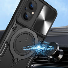 Load image into Gallery viewer, CD Texture Sliding Camshield Magnetic Holder Phone Case, For Xiaomi Poco M5 5G, For Xiaomi Redmi A1 4G, For Xiaomi Redmi Note 11 Global, For Xiaomi Redmi K40S / Poco F4, For Xiaomi Poco M4 Pro 4G, For Xiaomi Poco X4 Pro 5G, For Xiaomi Redmi Note 11 4G ...