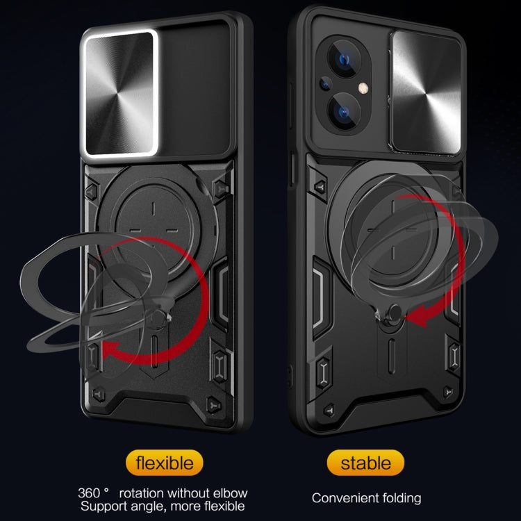 CD Texture Sliding Camshield Magnetic Holder Phone Case, For Xiaomi Poco M5 5G, For Xiaomi Redmi A1 4G, For Xiaomi Redmi Note 11 Global, For Xiaomi Redmi K40S / Poco F4, For Xiaomi Poco M4 Pro 4G, For Xiaomi Poco X4 Pro 5G, For Xiaomi Redmi Note 11 4G ...