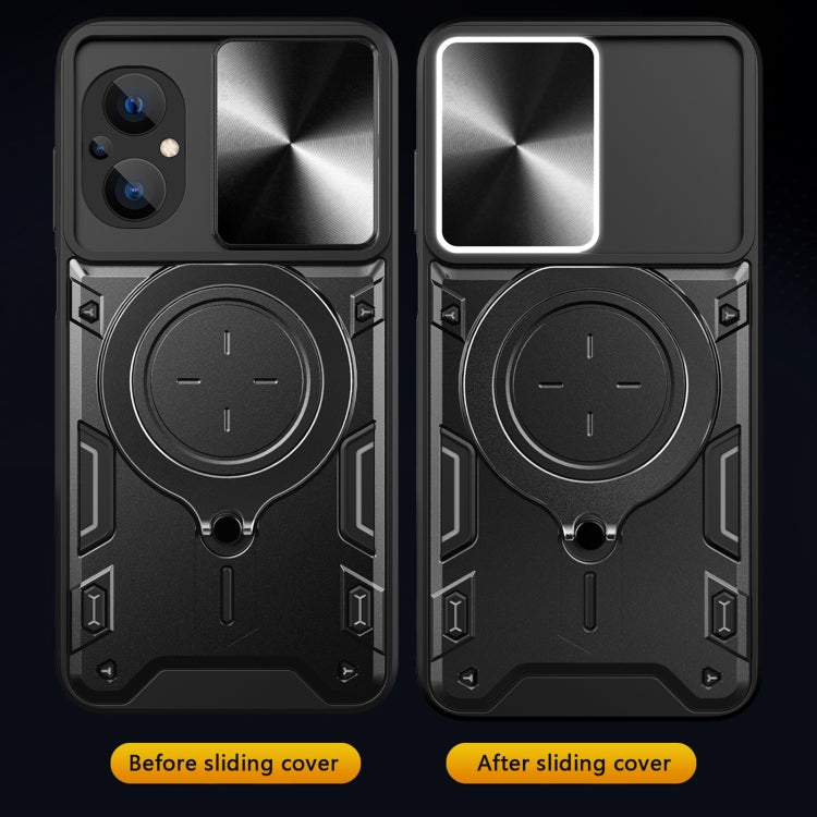 CD Texture Sliding Camshield Magnetic Holder Phone Case, For Xiaomi Poco M5 5G, For Xiaomi Redmi A1 4G, For Xiaomi Redmi Note 11 Global, For Xiaomi Redmi K40S / Poco F4, For Xiaomi Poco M4 Pro 4G, For Xiaomi Poco X4 Pro 5G, For Xiaomi Redmi Note 11 4G ...