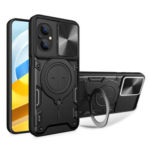 Load image into Gallery viewer, CD Texture Sliding Camshield Magnetic Holder Phone Case, For Xiaomi Poco M5 5G, For Xiaomi Redmi A1 4G, For Xiaomi Redmi Note 11 Global, For Xiaomi Redmi K40S / Poco F4, For Xiaomi Poco M4 Pro 4G, For Xiaomi Poco X4 Pro 5G, For Xiaomi Redmi Note 11 4G ...