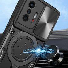 Load image into Gallery viewer, CD Texture Sliding Camshield Magnetic Holder Phone Case, For Xiaomi 11T, For Xiaomi Mi 11 Lite 4G / 5G, For Xiaomi Redmi Note 10 Pro 4G, For Xiaomi Redmi Note 9 4G