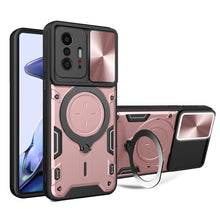 Load image into Gallery viewer, CD Texture Sliding Camshield Magnetic Holder Phone Case, For Xiaomi 11T, For Xiaomi Mi 11 Lite 4G / 5G, For Xiaomi Redmi Note 10 Pro 4G, For Xiaomi Redmi Note 9 4G