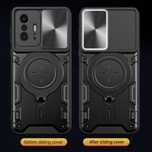 Load image into Gallery viewer, CD Texture Sliding Camshield Magnetic Holder Phone Case, For Xiaomi 11T, For Xiaomi Mi 11 Lite 4G / 5G, For Xiaomi Redmi Note 10 Pro 4G, For Xiaomi Redmi Note 9 4G