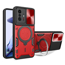 Load image into Gallery viewer, CD Texture Sliding Camshield Magnetic Holder Phone Case, For Xiaomi 11T, For Xiaomi Mi 11 Lite 4G / 5G, For Xiaomi Redmi Note 10 Pro 4G, For Xiaomi Redmi Note 9 4G
