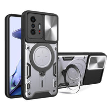 Load image into Gallery viewer, CD Texture Sliding Camshield Magnetic Holder Phone Case, For Xiaomi 11T, For Xiaomi Mi 11 Lite 4G / 5G, For Xiaomi Redmi Note 10 Pro 4G, For Xiaomi Redmi Note 9 4G