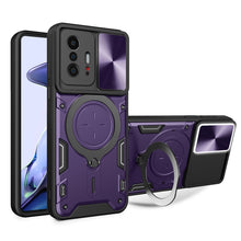 Load image into Gallery viewer, CD Texture Sliding Camshield Magnetic Holder Phone Case, For Xiaomi 11T, For Xiaomi Mi 11 Lite 4G / 5G, For Xiaomi Redmi Note 10 Pro 4G, For Xiaomi Redmi Note 9 4G