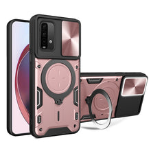 Load image into Gallery viewer, CD Texture Sliding Camshield Magnetic Holder Phone Case, For Xiaomi 11T, For Xiaomi Mi 11 Lite 4G / 5G, For Xiaomi Redmi Note 10 Pro 4G, For Xiaomi Redmi Note 9 4G