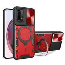 Load image into Gallery viewer, CD Texture Sliding Camshield Magnetic Holder Phone Case, For Xiaomi 11T, For Xiaomi Mi 11 Lite 4G / 5G, For Xiaomi Redmi Note 9 4G