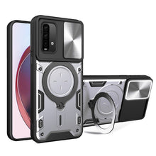 Load image into Gallery viewer, CD Texture Sliding Camshield Magnetic Holder Phone Case, For Xiaomi 11T, For Xiaomi Mi 11 Lite 4G / 5G, For Xiaomi Redmi Note 9 4G