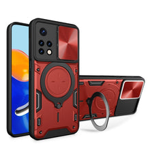 Load image into Gallery viewer, CD Texture Sliding Camshield Magnetic Holder Phone Case, For Xiaomi Poco M5 5G, For Xiaomi Redmi A1 4G, For Xiaomi Redmi Note 11 Global, For Xiaomi Redmi K40S / Poco F4, For Xiaomi Poco M4 Pro 4G, For Xiaomi Poco X4 Pro 5G, For Xiaomi Redmi Note 11 4G ...