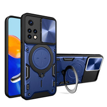 Load image into Gallery viewer, CD Texture Sliding Camshield Magnetic Holder Phone Case, For Xiaomi Poco M5 5G, For Xiaomi Redmi A1 4G, For Xiaomi Redmi Note 11 Global, For Xiaomi Redmi K40S / Poco F4, For Xiaomi Poco M4 Pro 4G, For Xiaomi Poco X4 Pro 5G, For Xiaomi Redmi Note 11 4G ...