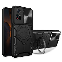Load image into Gallery viewer, CD Texture Sliding Camshield Magnetic Holder Phone Case, For Xiaomi Poco M5 5G, For Xiaomi Redmi A1 4G, For Xiaomi Redmi Note 11 Global, For Xiaomi Redmi K40S / Poco F4, For Xiaomi Poco M4 Pro 4G, For Xiaomi Poco X4 Pro 5G, For Xiaomi Redmi Note 11 4G ...