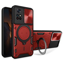 Load image into Gallery viewer, CD Texture Sliding Camshield Magnetic Holder Phone Case, For Xiaomi Poco M5 5G, For Xiaomi Redmi A1 4G, For Xiaomi Redmi Note 11 Global, For Xiaomi Redmi K40S / Poco F4, For Xiaomi Poco M4 Pro 4G, For Xiaomi Poco X4 Pro 5G, For Xiaomi Redmi Note 11 4G ...