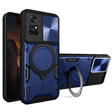 Load image into Gallery viewer, CD Texture Sliding Camshield Magnetic Holder Phone Case, For Xiaomi Poco M5 5G, For Xiaomi Redmi A1 4G, For Xiaomi Redmi Note 11 Global, For Xiaomi Redmi K40S / Poco F4, For Xiaomi Poco M4 Pro 4G, For Xiaomi Poco X4 Pro 5G, For Xiaomi Redmi Note 11 4G ...
