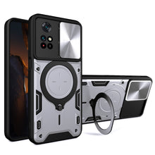 Load image into Gallery viewer, CD Texture Sliding Camshield Magnetic Holder Phone Case, For Xiaomi Poco M5 5G, For Xiaomi Redmi A1 4G, For Xiaomi Redmi Note 11 Global, For Xiaomi Redmi K40S / Poco F4, For Xiaomi Poco M4 Pro 4G, For Xiaomi Poco X4 Pro 5G, For Xiaomi Redmi Note 11 4G ...