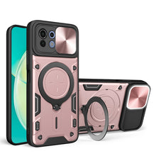Load image into Gallery viewer, CD Texture Sliding Camshield Magnetic Holder Phone Case, For Xiaomi 11T, For Xiaomi Mi 11 Lite 4G / 5G, For Xiaomi Redmi Note 10 Pro 4G, For Xiaomi Redmi Note 9 4G