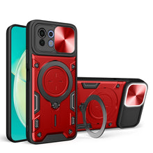 Load image into Gallery viewer, CD Texture Sliding Camshield Magnetic Holder Phone Case, For Xiaomi 11T, For Xiaomi Mi 11 Lite 4G / 5G, For Xiaomi Redmi Note 10 Pro 4G, For Xiaomi Redmi Note 9 4G