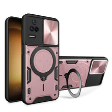 Load image into Gallery viewer, CD Texture Sliding Camshield Magnetic Holder Phone Case, For Xiaomi Poco M5 5G, For Xiaomi Redmi A1 4G, For Xiaomi Redmi Note 11 Global, For Xiaomi Redmi K40S / Poco F4, For Xiaomi Poco M4 Pro 4G, For Xiaomi Poco X4 Pro 5G, For Xiaomi Redmi Note 11 4G ...