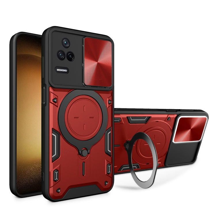 CD Texture Sliding Camshield Magnetic Holder Phone Case, For Xiaomi Poco M5 5G, For Xiaomi Redmi A1 4G, For Xiaomi Redmi Note 11 Global, For Xiaomi Redmi K40S / Poco F4, For Xiaomi Poco M4 Pro 4G, For Xiaomi Poco X4 Pro 5G, For Xiaomi Redmi Note 11 4G ...