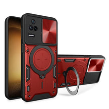 Load image into Gallery viewer, CD Texture Sliding Camshield Magnetic Holder Phone Case, For Xiaomi Poco M5 5G, For Xiaomi Redmi A1 4G, For Xiaomi Redmi Note 11 Global, For Xiaomi Redmi K40S / Poco F4, For Xiaomi Poco M4 Pro 4G, For Xiaomi Poco X4 Pro 5G, For Xiaomi Redmi Note 11 4G ...