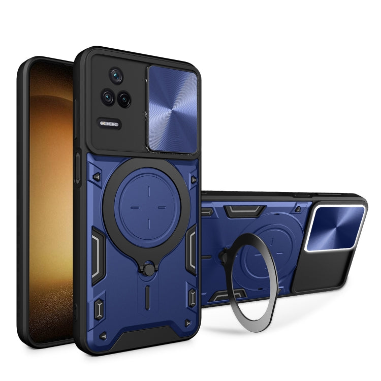 CD Texture Sliding Camshield Magnetic Holder Phone Case, For Xiaomi Poco M5 5G, For Xiaomi Redmi A1 4G, For Xiaomi Redmi Note 11 Global, For Xiaomi Redmi K40S / Poco F4, For Xiaomi Poco M4 Pro 4G, For Xiaomi Poco X4 Pro 5G, For Xiaomi Redmi Note 11 4G ...