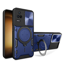 Load image into Gallery viewer, CD Texture Sliding Camshield Magnetic Holder Phone Case, For Xiaomi Poco M5 5G, For Xiaomi Redmi A1 4G, For Xiaomi Redmi Note 11 Global, For Xiaomi Redmi K40S / Poco F4, For Xiaomi Poco M4 Pro 4G, For Xiaomi Poco X4 Pro 5G, For Xiaomi Redmi Note 11 4G ...