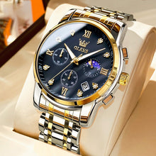 Load image into Gallery viewer, OLEVS 2858 Men Multifunctional Business Waterproof Quartz Watch