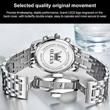 Load image into Gallery viewer, OLEVS 2858 Men Multifunctional Business Waterproof Quartz Watch