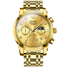 Load image into Gallery viewer, OLEVS 2889 Men Multifunctional Luminous Waterproof Quartz Watch
