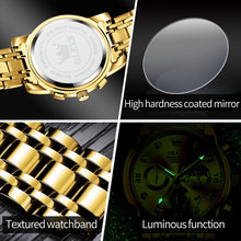 Load image into Gallery viewer, OLEVS 2889 Men Multifunctional Luminous Waterproof Quartz Watch