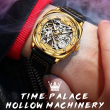 Load image into Gallery viewer, OLEVS 6651 Men Luminous Waterproof Hollow Mechanical Watch
