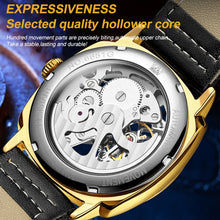 Load image into Gallery viewer, OLEVS 6651 Men Luminous Waterproof Hollow Mechanical Watch